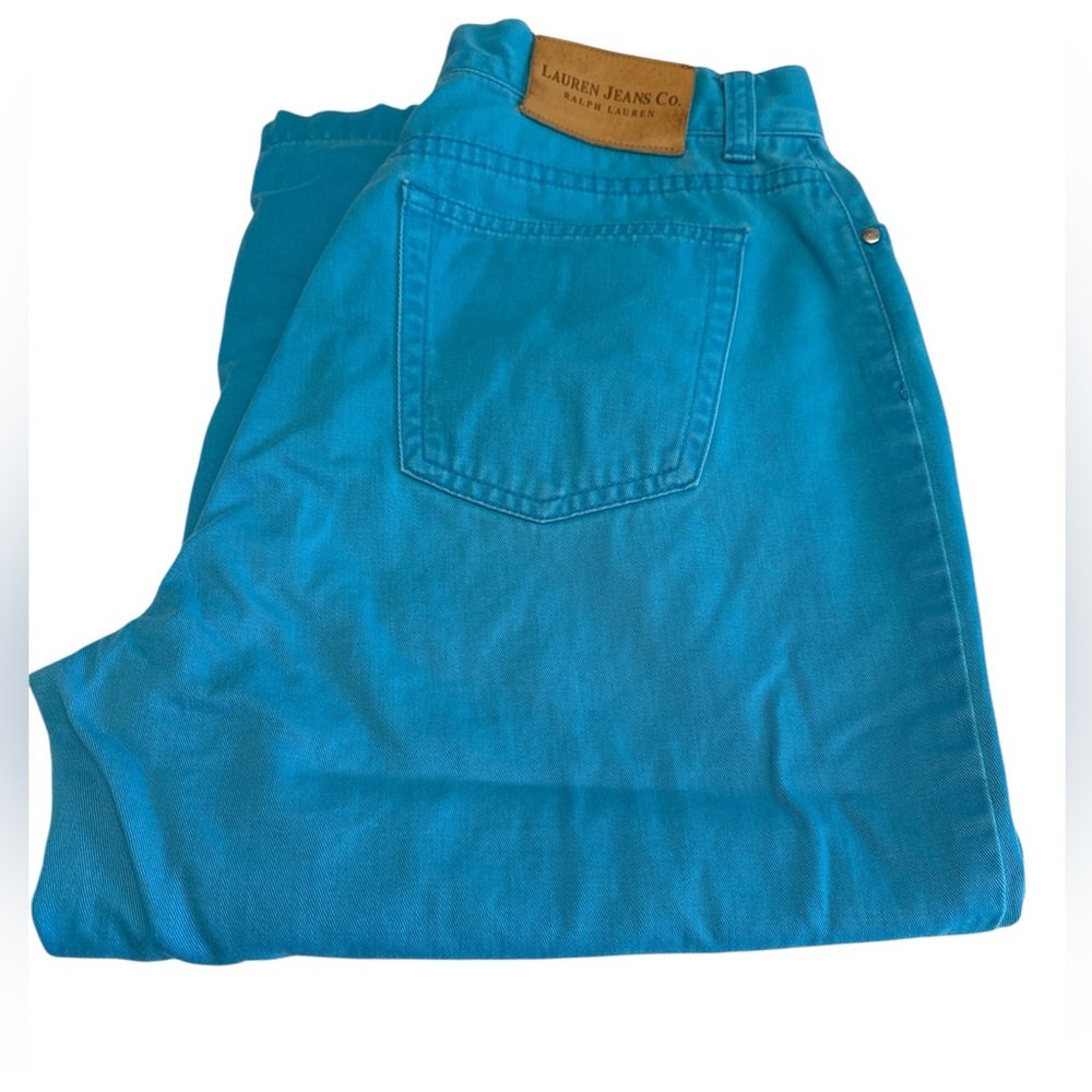 Lauren Jeans Company capri pants button/zip closure front/back pockets Size 8P